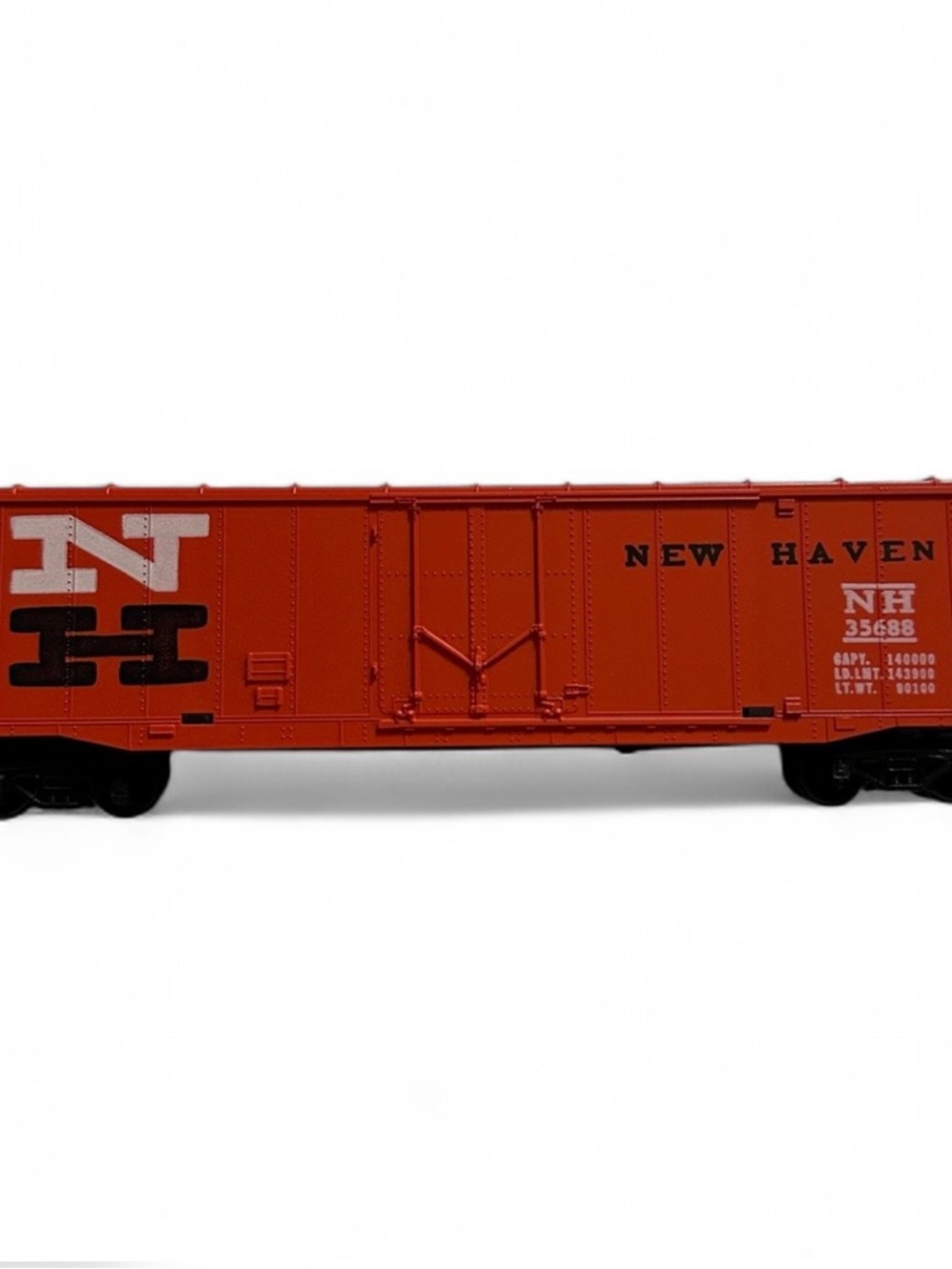 Vintage Ho Scale New Haven Orange Freight Train Boxcar Model